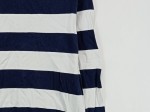 Vorschaubild 6 von Pullover Damen Gr. 42 XL Blau Weiß Gestreift V-Ausschnitt