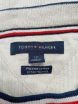 Vorschaubild 2 von Herren Pullover Weiß Gr. 46 S Rundhals Rippstrick Baumwolle