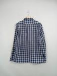 Vorschaubild 2 von Herren Freizeithemd Hemd Kariert Blau Gr. 43 XL Baumwolle