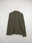 Vorschaubild 2 von Herren Poloshirt Langarm Oliv Gr. 52, XL Casual Baumwolle