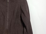 Vorschaubild 3 von Herren Strickjacke Braun Gr. 48 M Rippstrick Reißverschluss