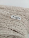 Vorschaubild 2 von Damen Strickschal Schal Beige Zopfmuster Fransen
