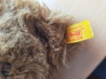 Vorschaubild 3 von Kuscheltier Teddybär Braun 33 cm Plüschtier Bär Klassisch Knopf im Ohr