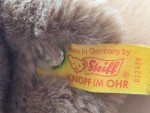 Vorschaubild 3 von 012426 Teddybär Kuscheltier Braun 35 cm Plüschbär Knopf im Ohr