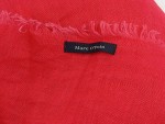 Vorschaubild 3 von Damen Schal Tuch Rot Uni Fransen Casual 130x122 cm