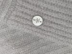 Vorschaubild 2 von Damen Poncho Schwarz Rippstrick V-Ausschnitt Gr. UNI