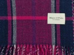 Vorschaubild 3 von Schal Damen Pink Blau Kariert Fransen 204x29cm