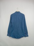 Vorschaubild 2 von Herren Freizeithemd Jeanshemd Blau Gr. 50 L