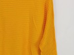 Vorschaubild 4 von Damen Pullover Gelb Gr. 44 XXL Rippstrick Casual 3/4-Arm