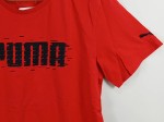 Vorschaubild 5 von Herren T-Shirt Rot Gr. 48 M Logo-Print Kurzarm Sport Freizeit