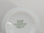 Vorschaubild 4 von Milchkännchen Porzellan Weiß Blumenmuster Relief 9cm