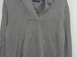 Vorschaubild 2 von Herren Pullover Schalkragen Grau Gr. 48 M Baumwolle Casual