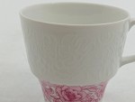 Vorschaubild 5 von Tasse Porzellan Weiß Blumenmuster Klassisch 8 cm