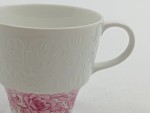 Vorschaubild 4 von Tasse Porzellan Weiß Blumenmuster Klassisch 8 cm