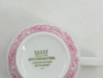Vorschaubild 5 von Kaffeetasse Weiß Pink Blumenmuster Porzellan Klassisch