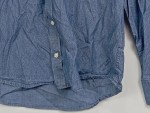 Vorschaubild 5 von Herren Freizeithemd Blau Muster Gr. 50 L Slim Fit Baumwolle