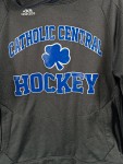 Vorschaubild 7 von Kapuzenpullover Herren Gr. 48 M Grau Catholic Central Hockey Hoodie