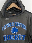 Vorschaubild 8 von Kapuzenpullover Herren Gr. 48 M Grau Catholic Central Hockey Hoodie