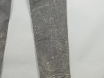 Vorschaubild 7 von Damen Jeans Straight Leg Grau Used Look Knopfleiste Gr. W34