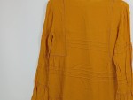 Vorschaubild 6 von Bluse Gr. 38 Senfgelb Rüschen Tunika