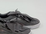 Vorschaubild 5 von Basket Heart Sneaker Gr. 40 Wildleder Grau Schleifen