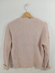 Vorschaubild 5 von Damen Strickjacke Rosa Gr. 34 XS Casual Rippstrick