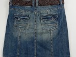 Vorschaubild 9 von Jeansrock Gr. 36 Blau mit Gürtel