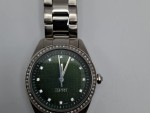 Vorschaubild 7 von Damen Armbanduhr Edelstahl Strasssteine grün