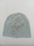 Vorschaubild 2 von Kinder Beanie Mütze Blumenmuster Grün
