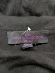 Vorschaubild 3 von Bluse Damen Gr. 38 M Schwarz Puffärmel Kragen Kurzarm