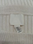 Vorschaubild 2 von Strickkleid Rippstrick Gr. 36 Creme Langarm