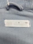 Vorschaubild 3 von Blusenkleid Gr. 134 Cord Blau Langarm Hemdkleid