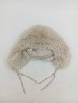 Vorschaubild 2 von Sweatjacke Kunstfell Kapuze Beige Gr. 38