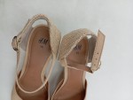 Vorschaubild 3 von Espadrille Wedges Beige Riemchen Gr. 36