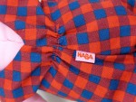 Vorschaubild 3 von Kuscheltier Stoffpuppe Latzhose rot blau 30cm