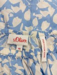 Vorschaubild 3 von Bluse Gr. 40 blau-weiß Blumenmuster 3, 4 Arm