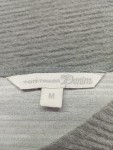 Vorschaubild 3 von Strickkleid Gr. 38 grau A-Linie Rippenmuster 3, 4 Arm