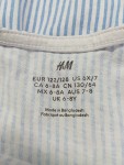 Vorschaubild 3 von Sommerkleid Gr. 128 blau-weiß gestreift Volants
