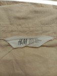 Vorschaubild 3 von Blusenkleid Gr. 122 Hemdkleid Beige Kurzarm Sommerkleid