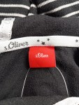 Vorschaubild 3 von Kapuzenpullover Ringel Gr. 176 Schwarz Weiß Gestreift S Applikation