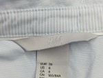 Vorschaubild 5 von Hemdbluse Langarm Hellblau Gr. 36 Basic Klassisch