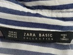 Vorschaubild 5 von Basic Hemdbluse Blau Weiß Gestreift Langarm Gr. 34