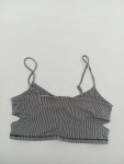 Vorschaubild 2 von Gestreiftes Crop Top Cut-Outs Größe 36