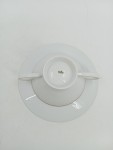 Vorschaubild 2 von Tasse Unterteller Goldrand Porzellan Weiß