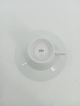 Vorschaubild 2 von Tasse Unterteller Goldrand Porzellan Weiß