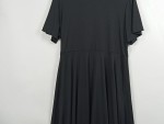Vorschaubild 5 von Wickelkleid Freizeitkleid Gr. 42 schwarz kurzarm
