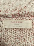 Vorschaubild 3 von Strickjacke Damen Gr. 38 Fransen Melange Beige
