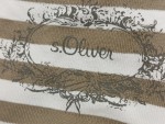 Vorschaubild 5 von Langarmshirt Henley Gr. 38 gestreift Beige
