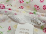Vorschaubild 5 von Bluse Gr. 74 Blumenmuster Rüschen weiß pink