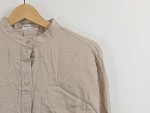 Vorschaubild 2 von Hemdbluse Langarm Beige Leinenoptik Gr. 36